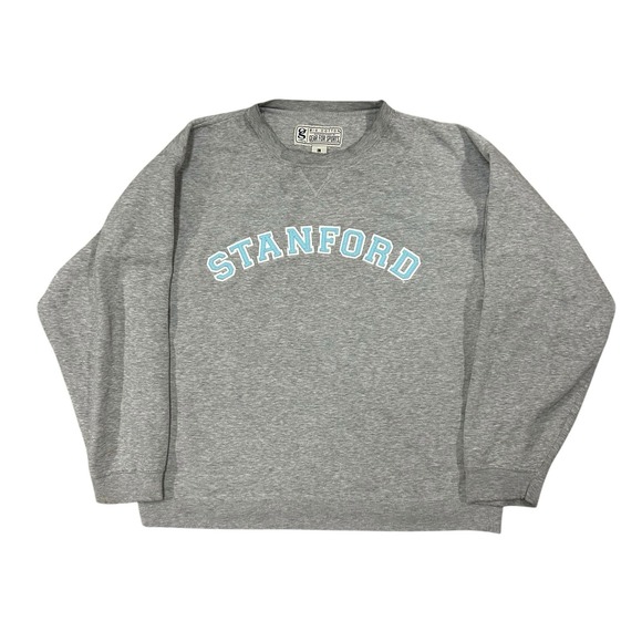 Vintage Stanford University Sweatshirt Mens Large Big Cotton Gear for Sports VTG - Picture 1 of 8
